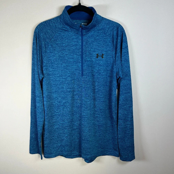 Under Armour Other - Under Armour Mens UA Tech 2.0 Half Zip Pullover Shirt Long Sleeve Blue Small NWT